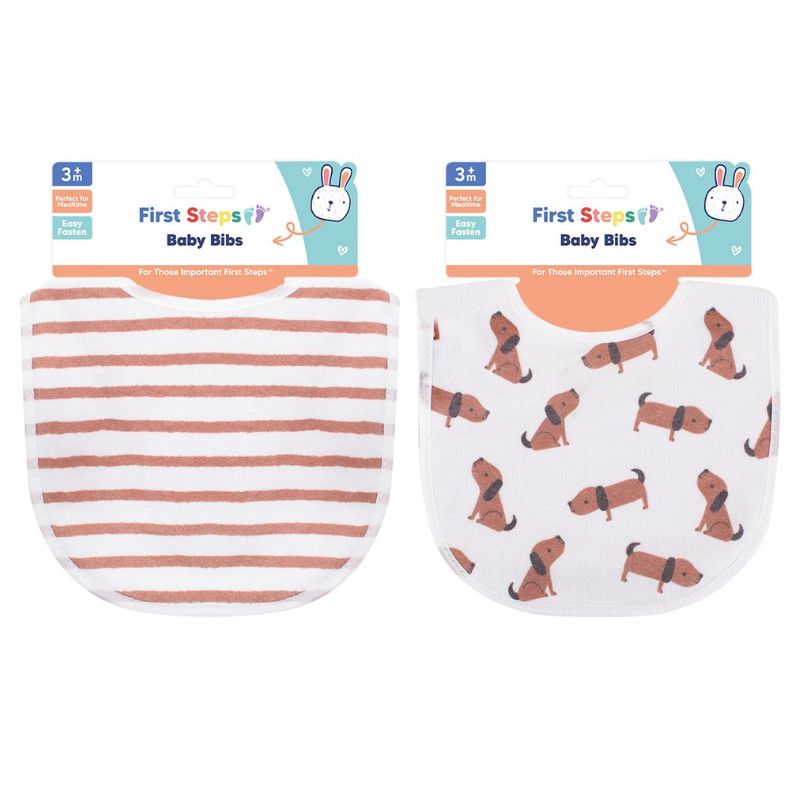 First steps cotton baby bib