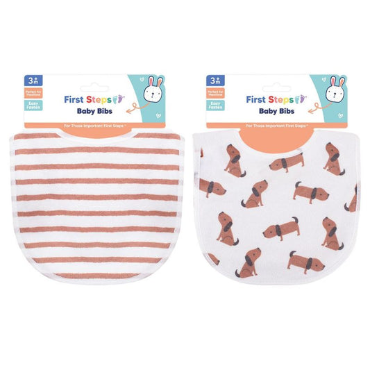 First steps cotton baby bib