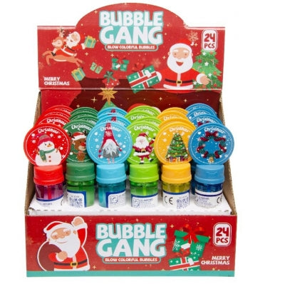 Christmas mini bubble wand