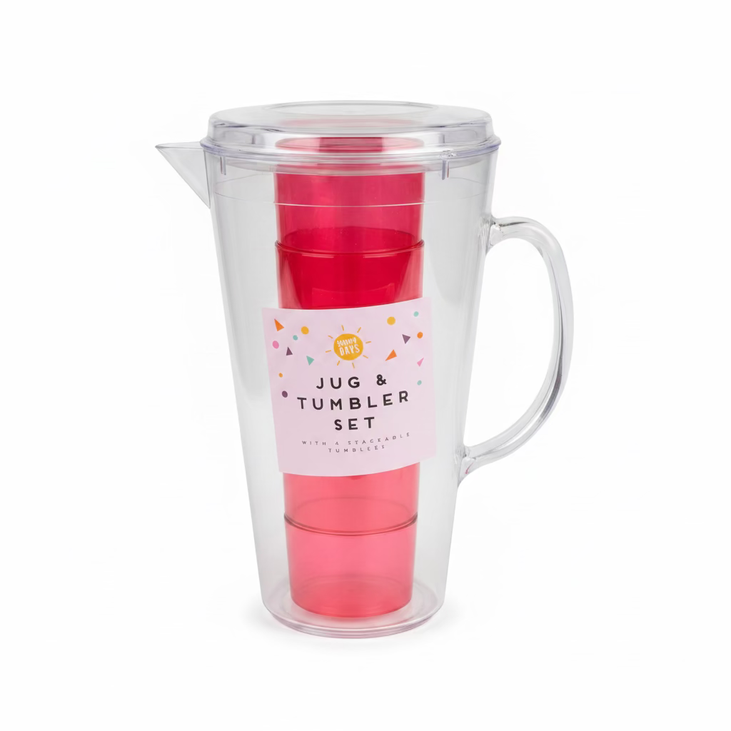 Summer jug and tumbler set