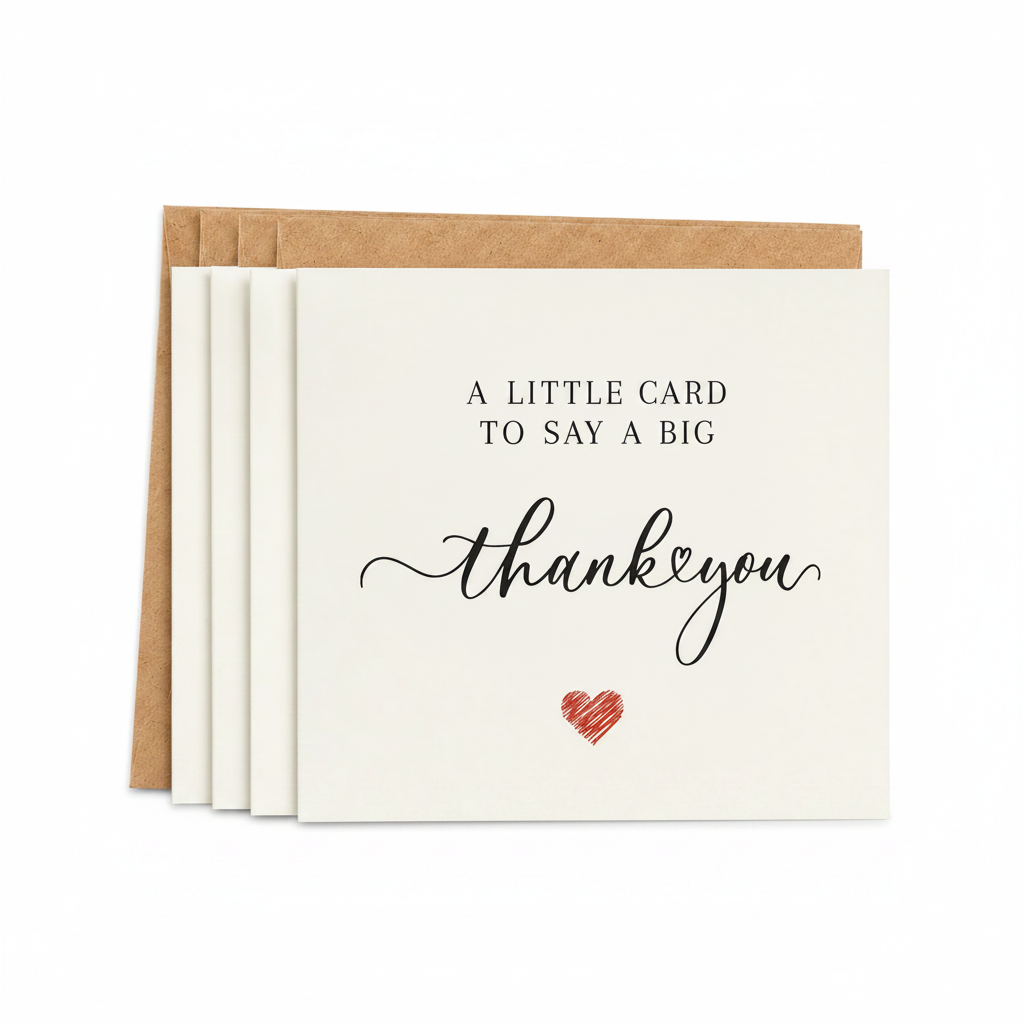 Thank you card