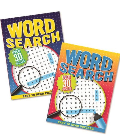 Word search book - easy to read puzzles