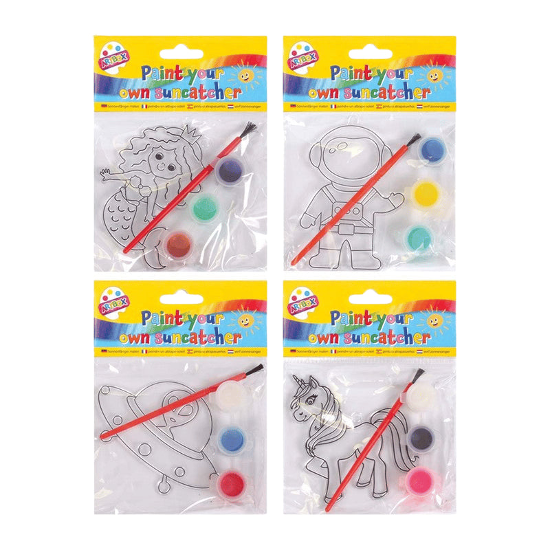 Paint your own suncatcher