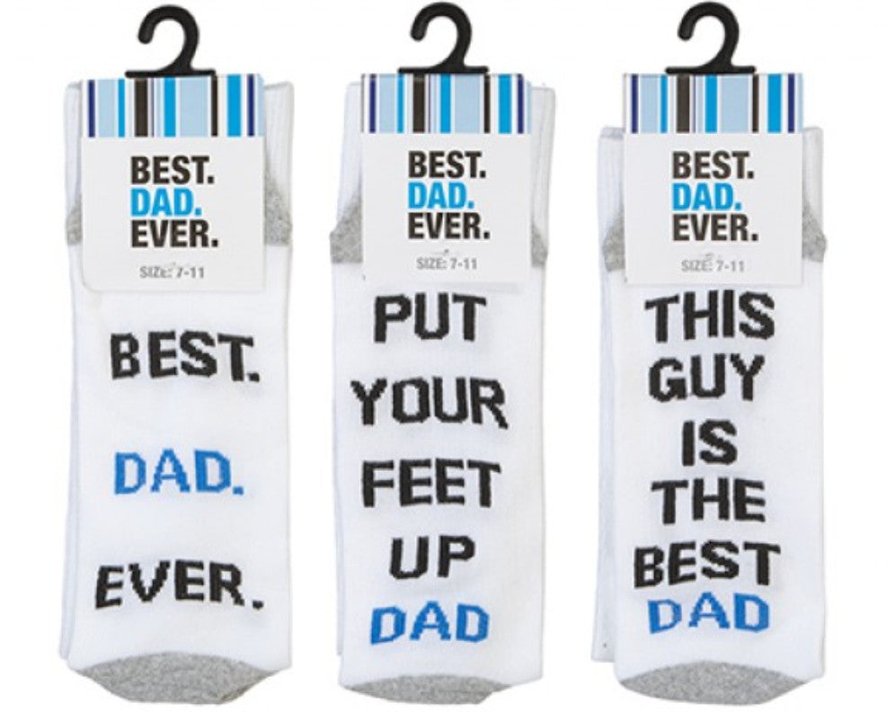 Best dad ever novelty socks