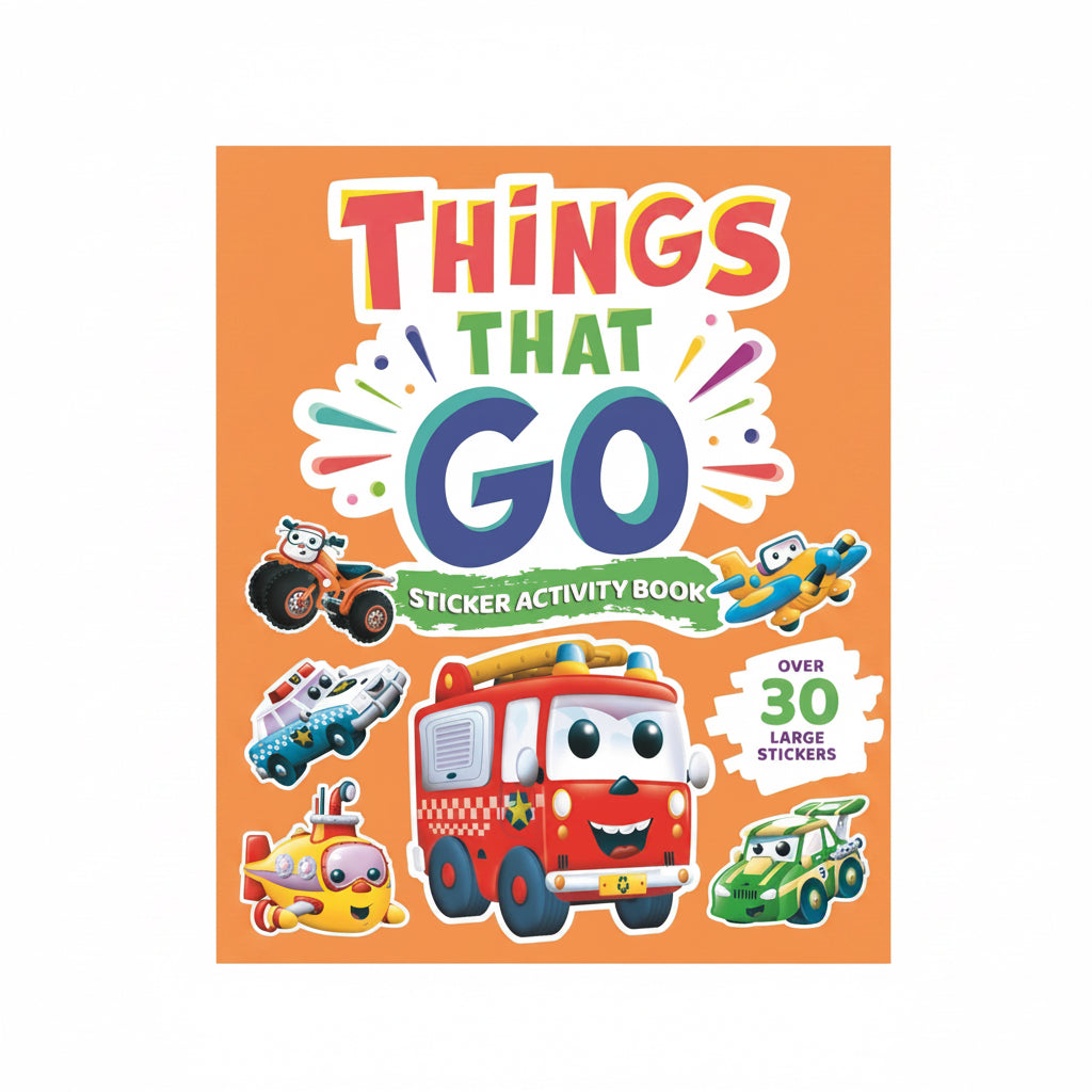 Things that go sticker activity book