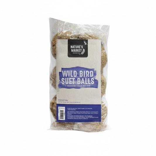 Wild bird suet fat balls 6 pack