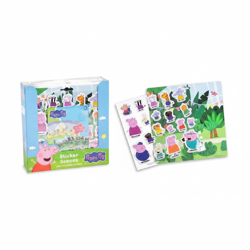 Peppa pig sticker playset