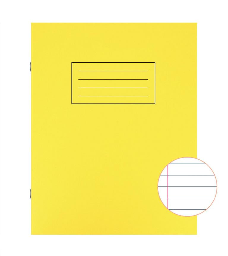 Silvine exercise book - yellow lined