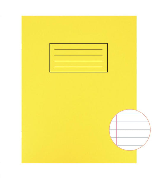 Silvine exercise book - yellow lined