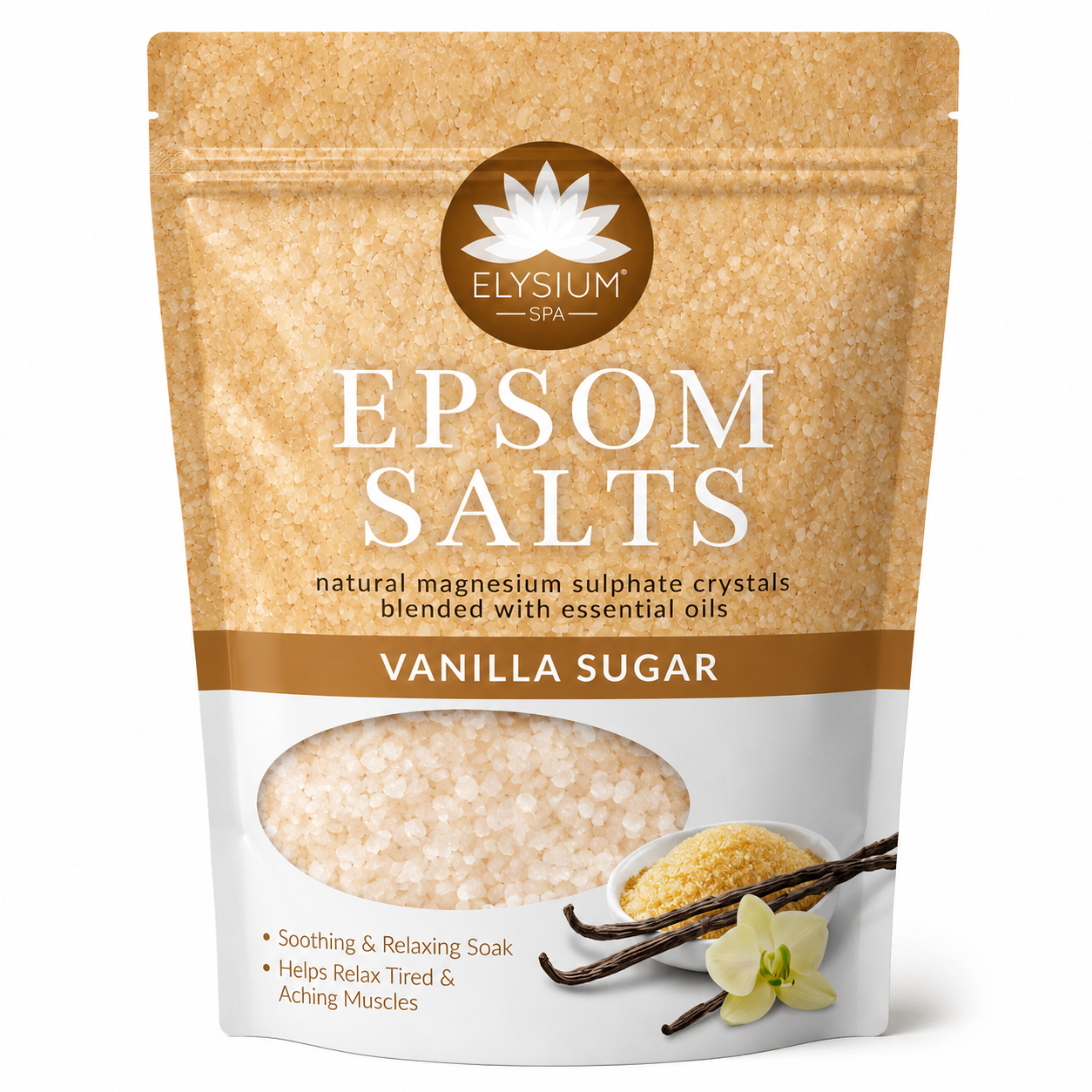 Epsom bath salts - vanilla sugar