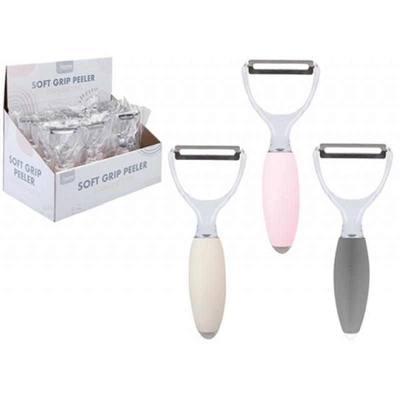 Y shape soft grip peeler