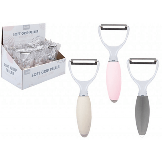 Y shape soft grip peeler