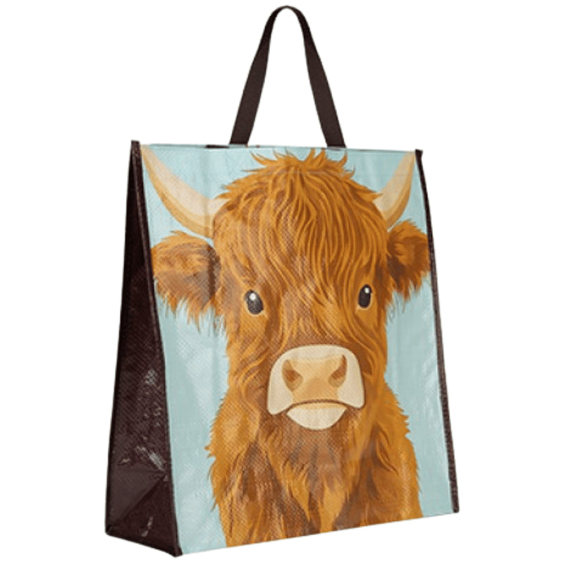 Highland cow shopping bag.