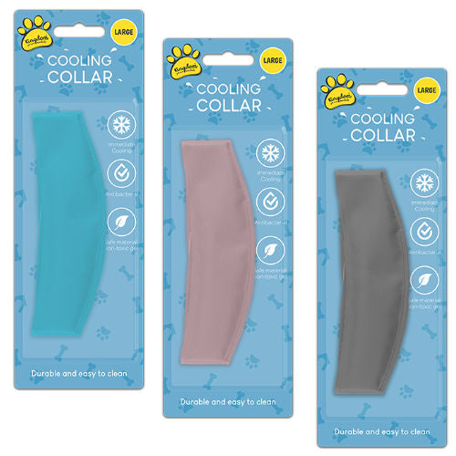 Large pet cooling collar