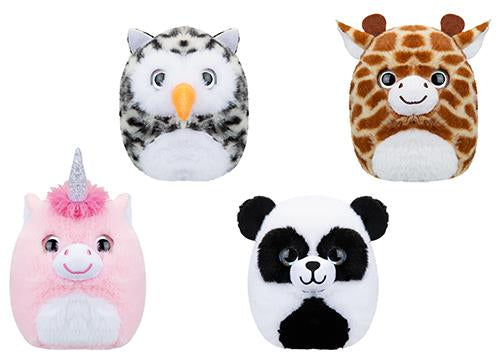 Oval sparkle eye plush