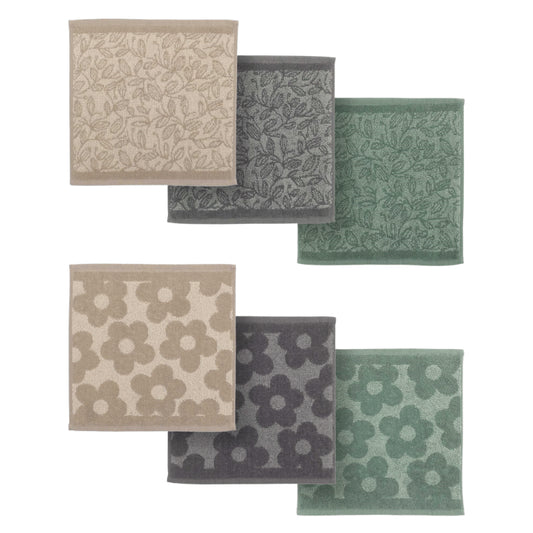 On trend design 100% Egyptian cotton face cloth
