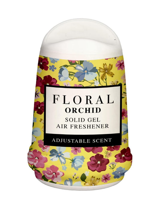 Floral solid gel air freshener - orchid