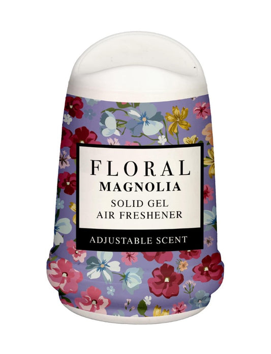 Floral solid gel air freshener - magnolia