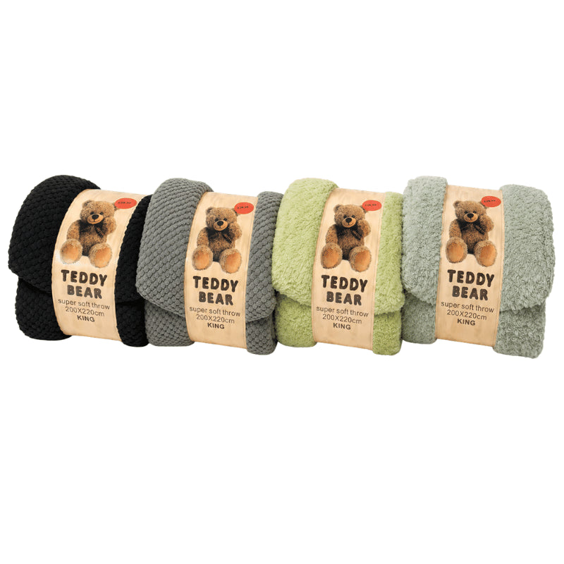 Luxury soft mixed design flannel throw bundle.
