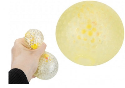 Yellow ball with hidden chicks
