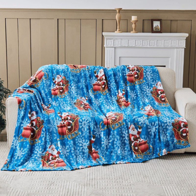 Christmas throw - you sleigh 170cm x 230cm.