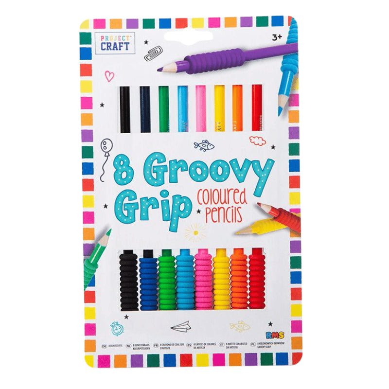 Groovy grip coloured pencils
