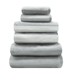 Royal stripe bath sheet - grey