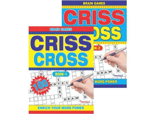 A4 criss cross puzzle book