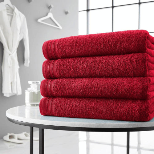 Bath sheet - red