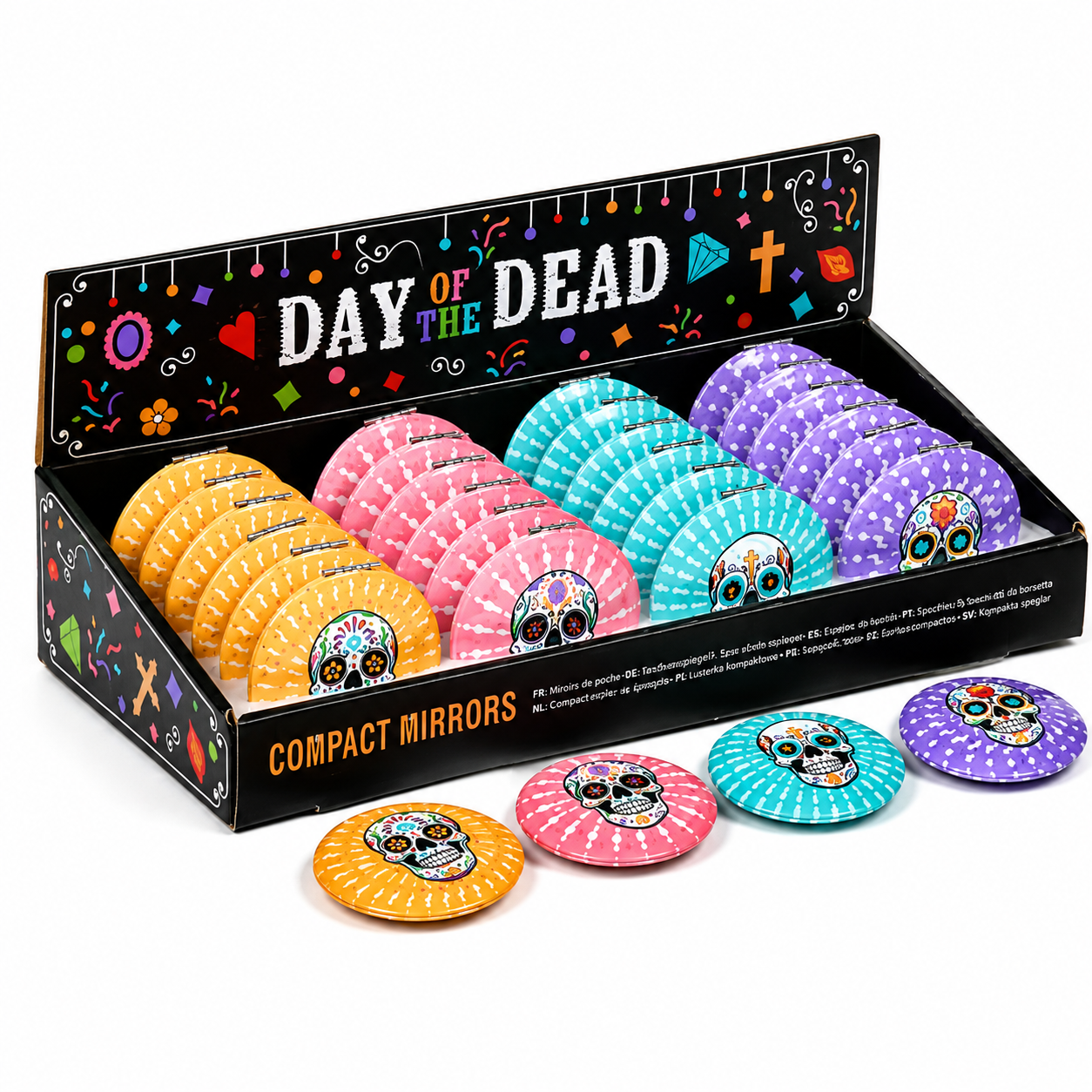 Day of the Dead - compact mirror