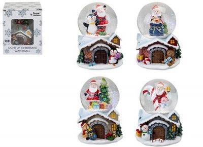 Light up Christmas village water ball