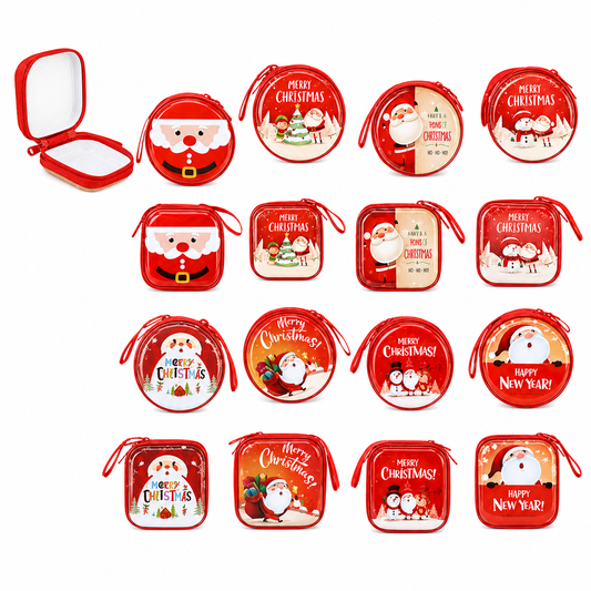 Christmas tin coin purse