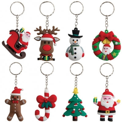 Christmas keyring 8cm