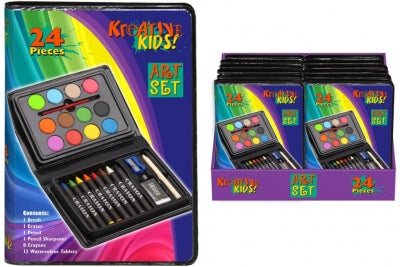 Art set in display box 24 piece
