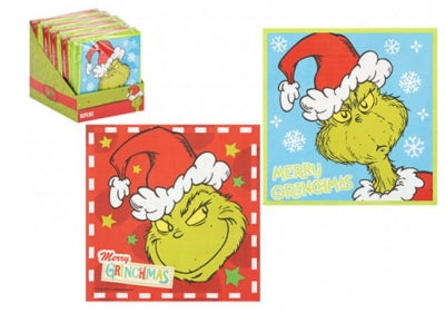 Grinch napkins 12 pack