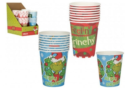 Grinch paper cups 8 pack