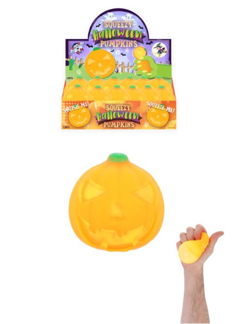 Pumpkin squeeze toy