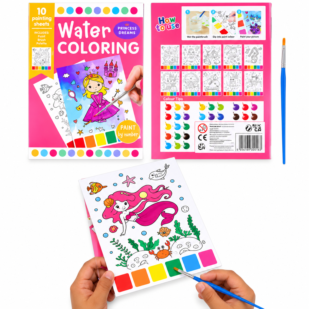 Water colouring set - princess
