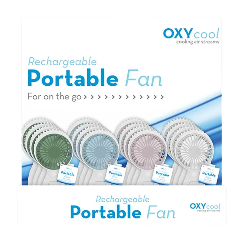 Rechargeable portable fan