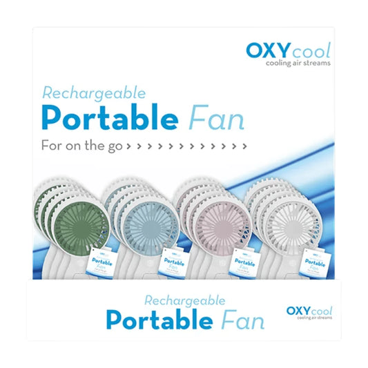 Rechargeable portable fan