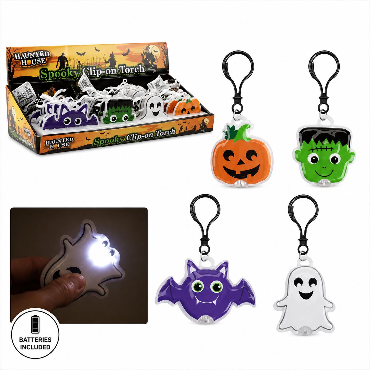 Halloween character torch clip.