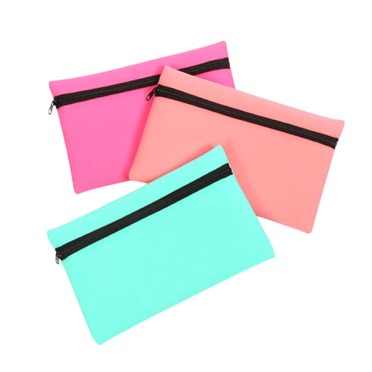 Plain padded pencil case