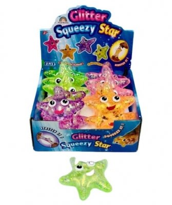 Glitter squeezy star