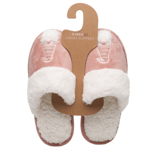 Ladies gonk mule slippers