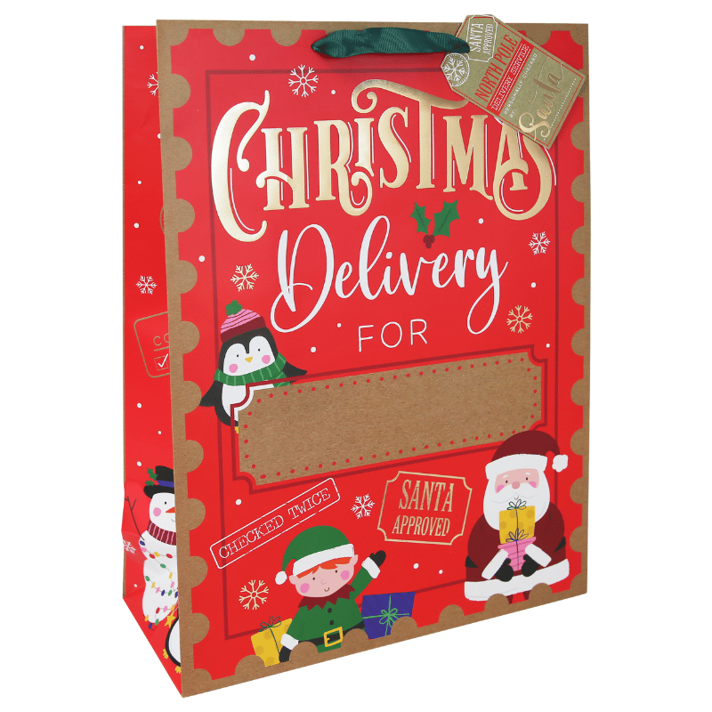 XL Christmas gift bag - Personalised christmas delivery.