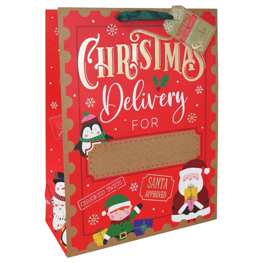 XL Christmas gift bag - Personalised christmas delivery.