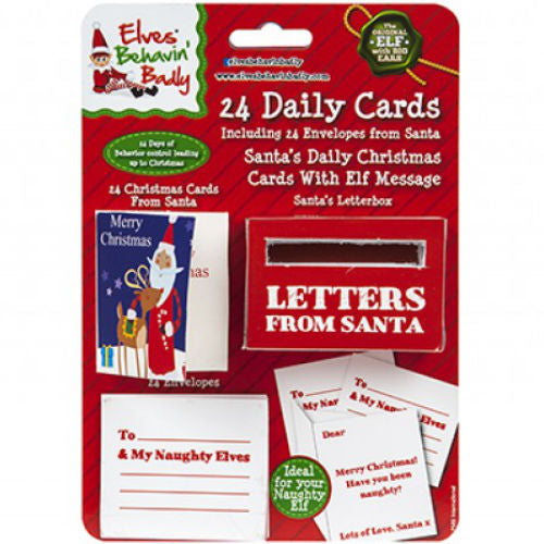 Letters from Santa daily cards
