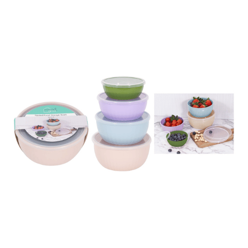 Coco & Gray nesting food storage bowls 4 pack.