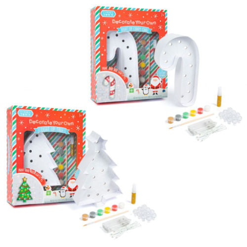 Create your own light up Christmas sign.