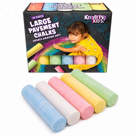 Large pavement chalks.